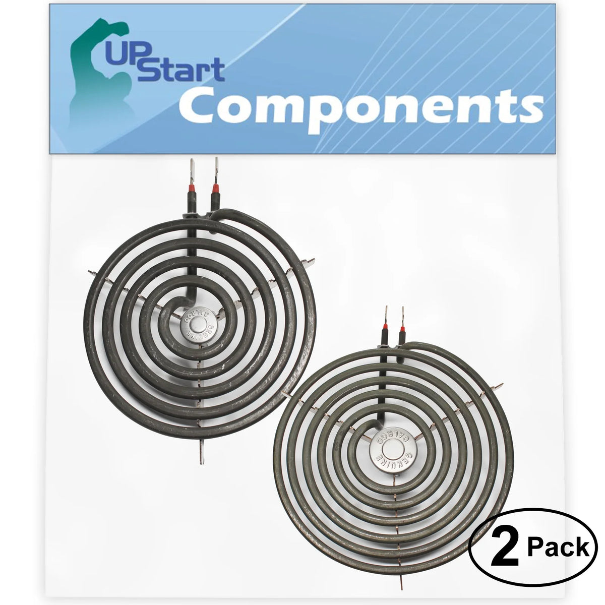 2-Pack 8 inch 6 Turns & 6 inch 5 Turns Surface Burner Elements M6096