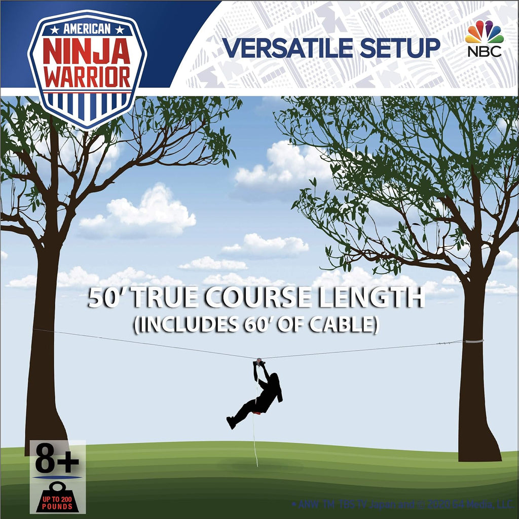 50 ft Zipline Kit for Kids Ages 8+ G217238