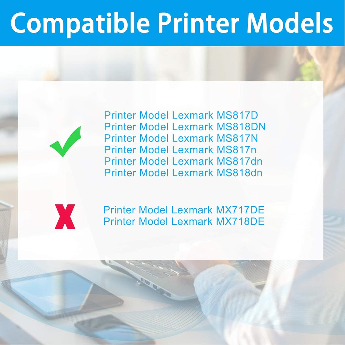 Compatible Toner Cartridge Replacement 1-Pack Black U55502