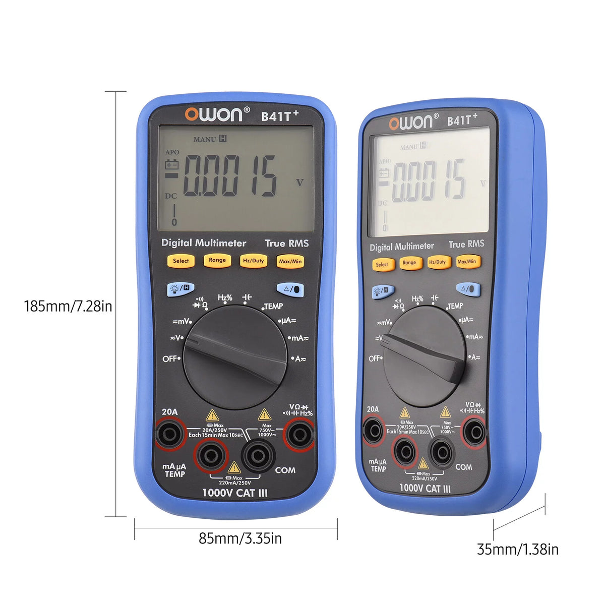 Digital BT Multimeter True RMS Auto-ranging 22000 Counts Electrical Tester O2840