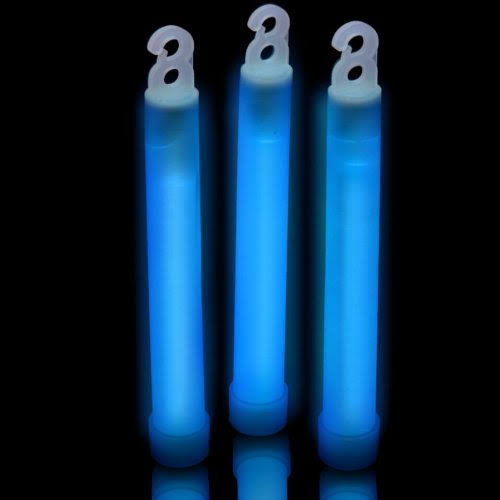 100 Industrial Grade Blue Light Sticks V787