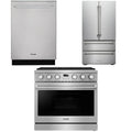 36 Gas Range, Refrigerator and Dishwasher B2122