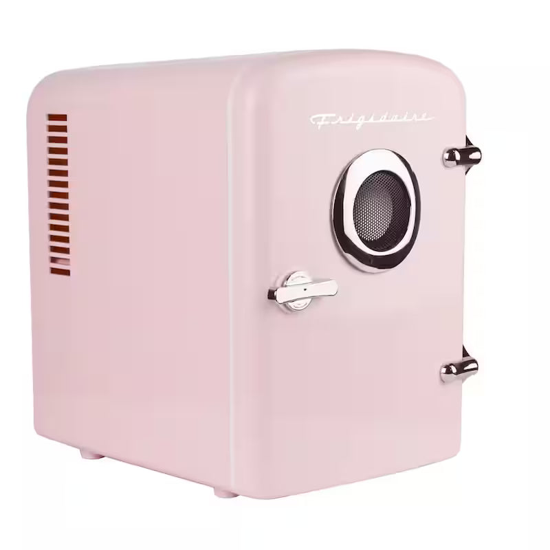 1 cu. ft. 6-Can Retro Mini Fridge in Pink E10371