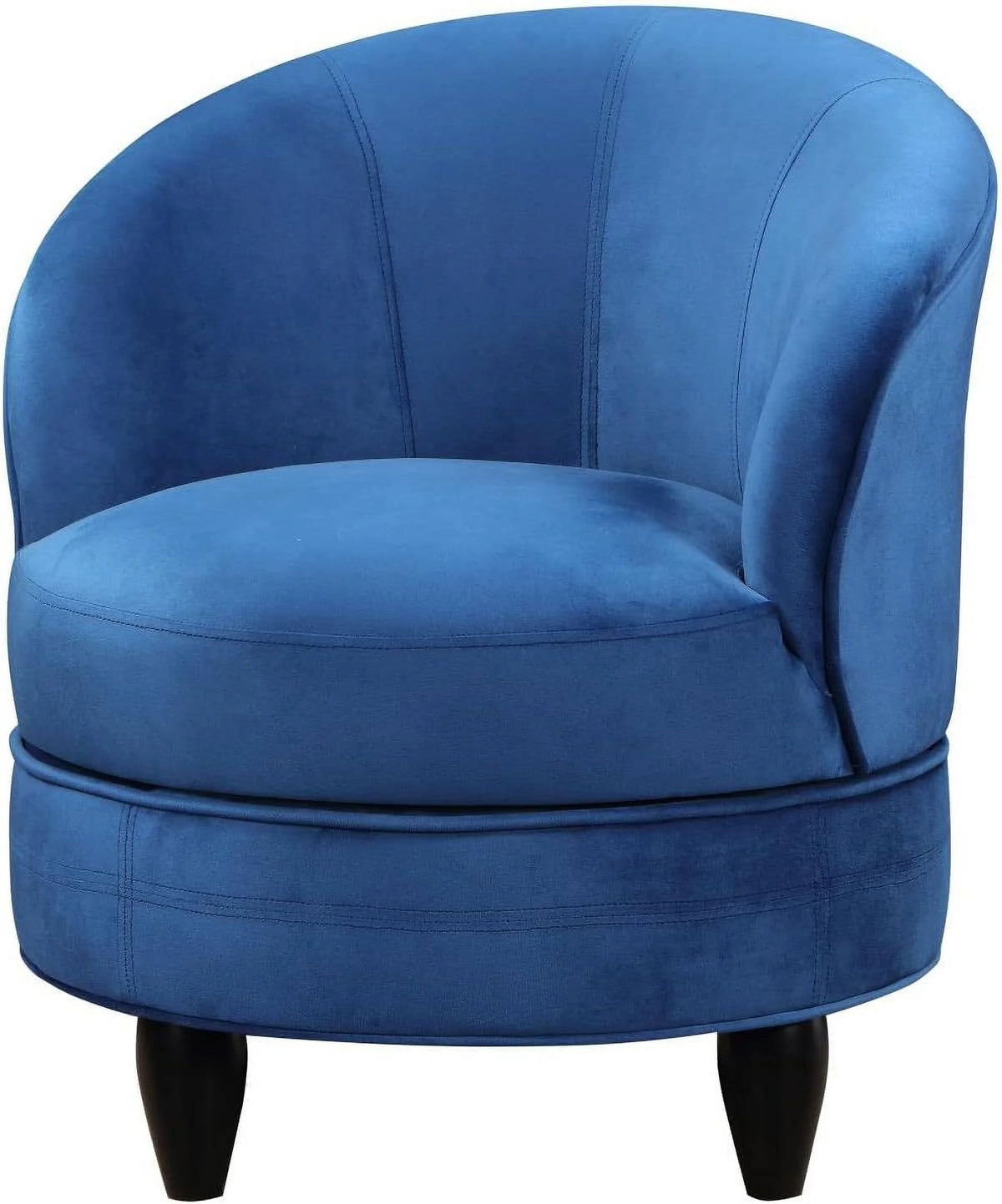 Blue Velvet Barrel Accent Chair G98750