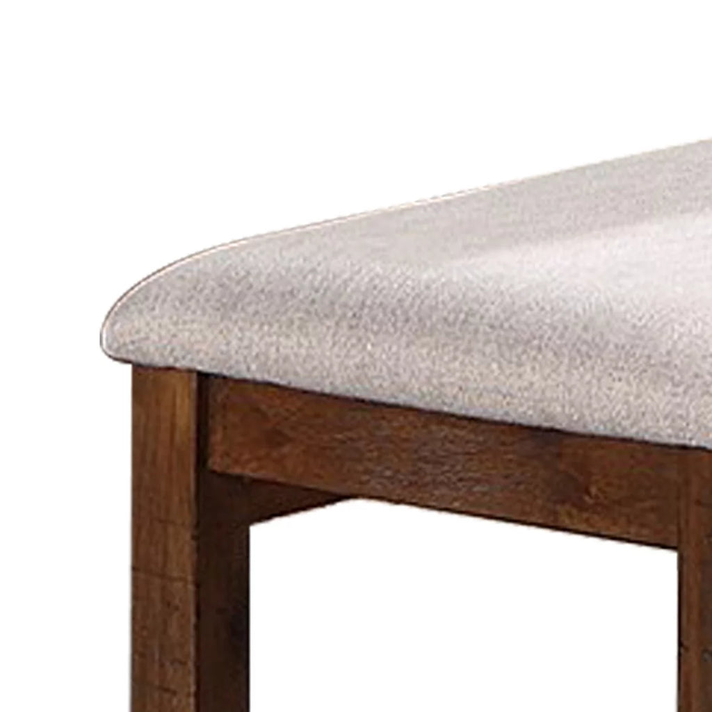 48 Inch Fabric Upholstered Dining Bench I9653