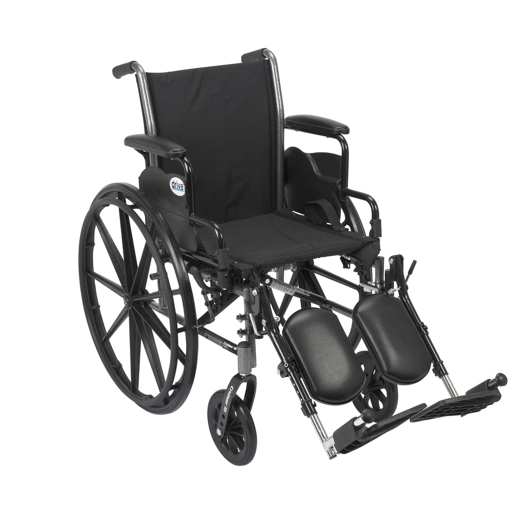 Light Weight Wheelchair with Flip Back Removable Arms G9705