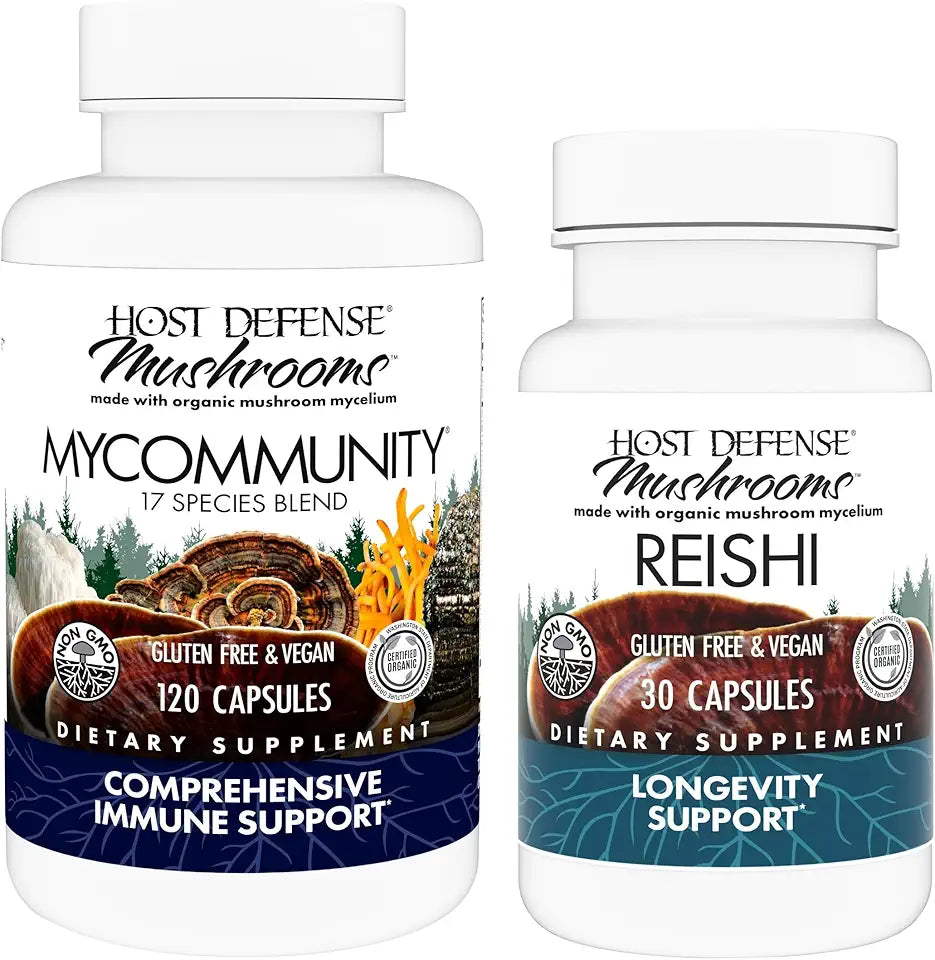 120 Count & 30 Count Mushroom Blend Capsules X256361