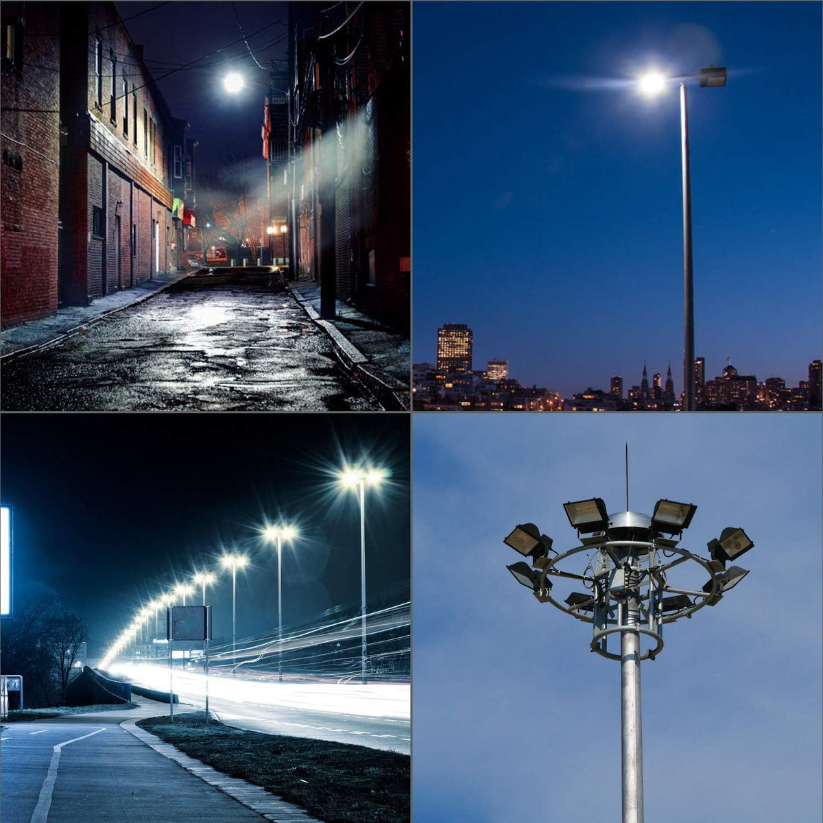 Dual 42 LEDs 6500K Dusk to Dawn IP65 Waterproof Solar Flood Lights T618