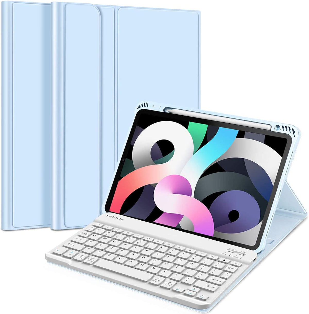 Sky Blue Keyboard Case for iPad Air 4th Generation 10.9 Inch 2020 Y475636