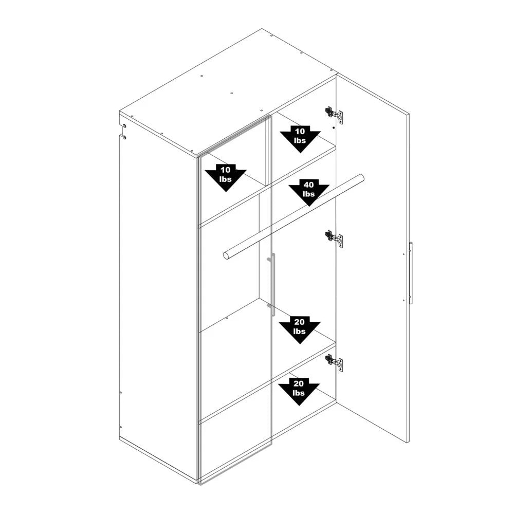 Black Wardrobe E690