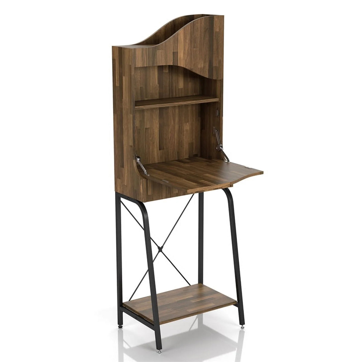 Wood 2-Shelf Mini Bar F6740