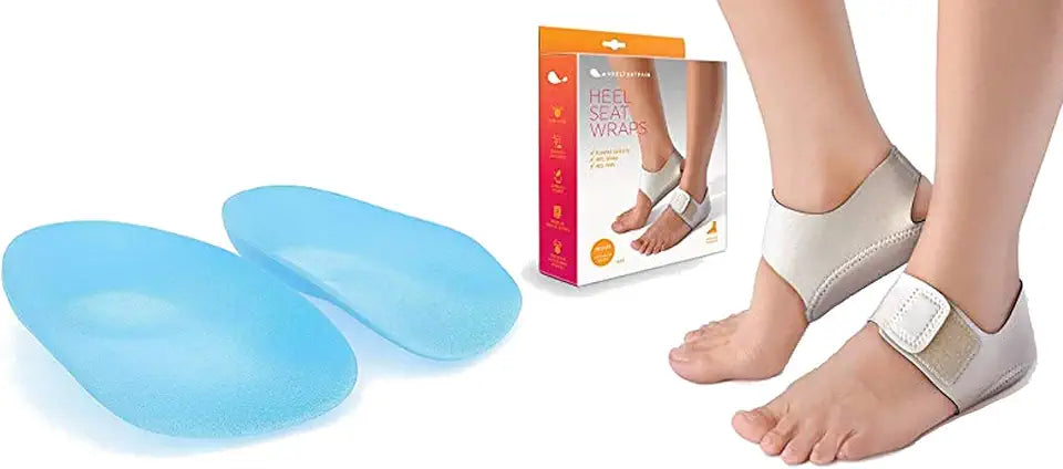 XL Plantar Fasciitis Insoles and Heel Wraps R345665
