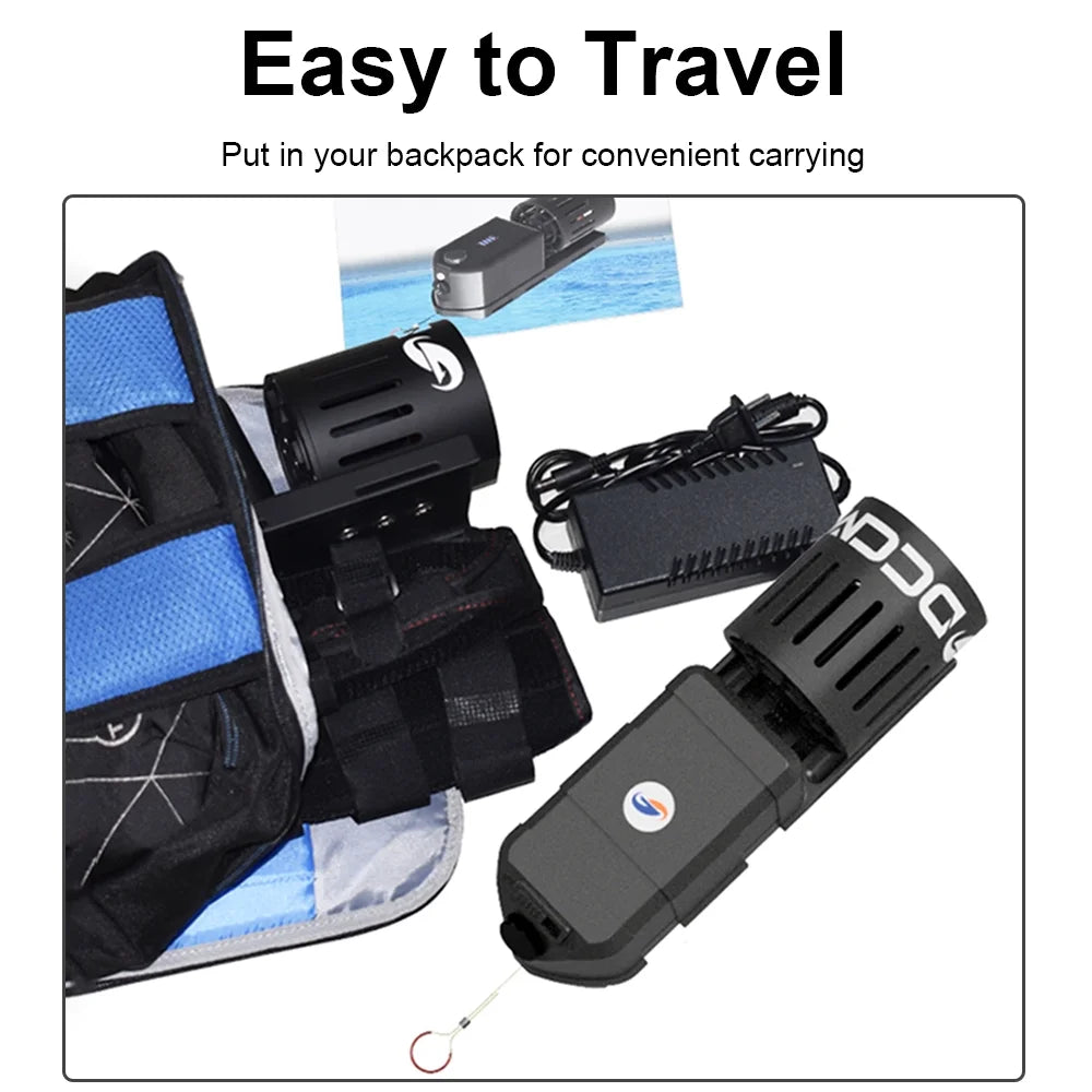 2pcs Electric Underwater Scooters 20M Waterproof A86407