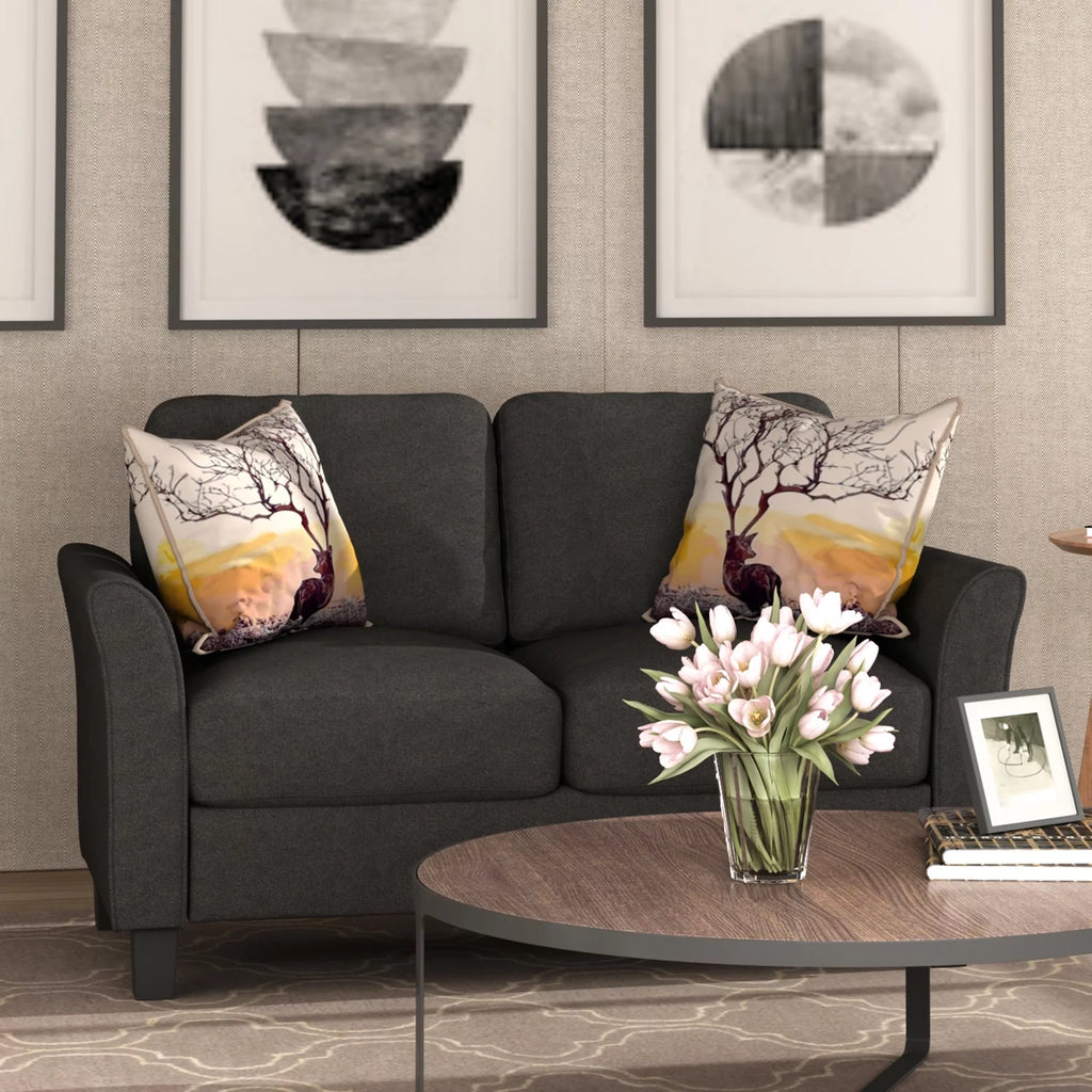 Black Double Seat Sofa O39267