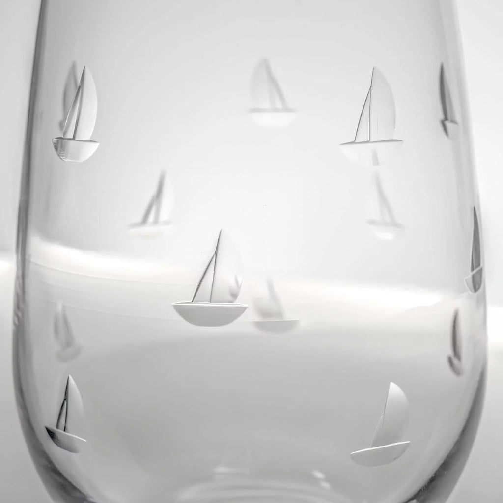Stemless Wine Glasses Set Of 4 J961153