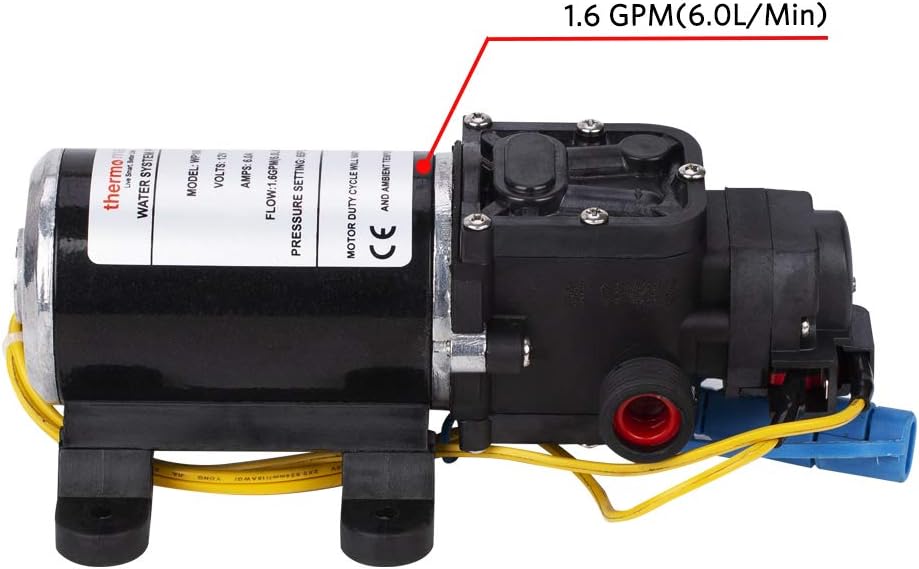 1.6GPM Diaphragm Water Pressure Booster Pump 12V DC L535864