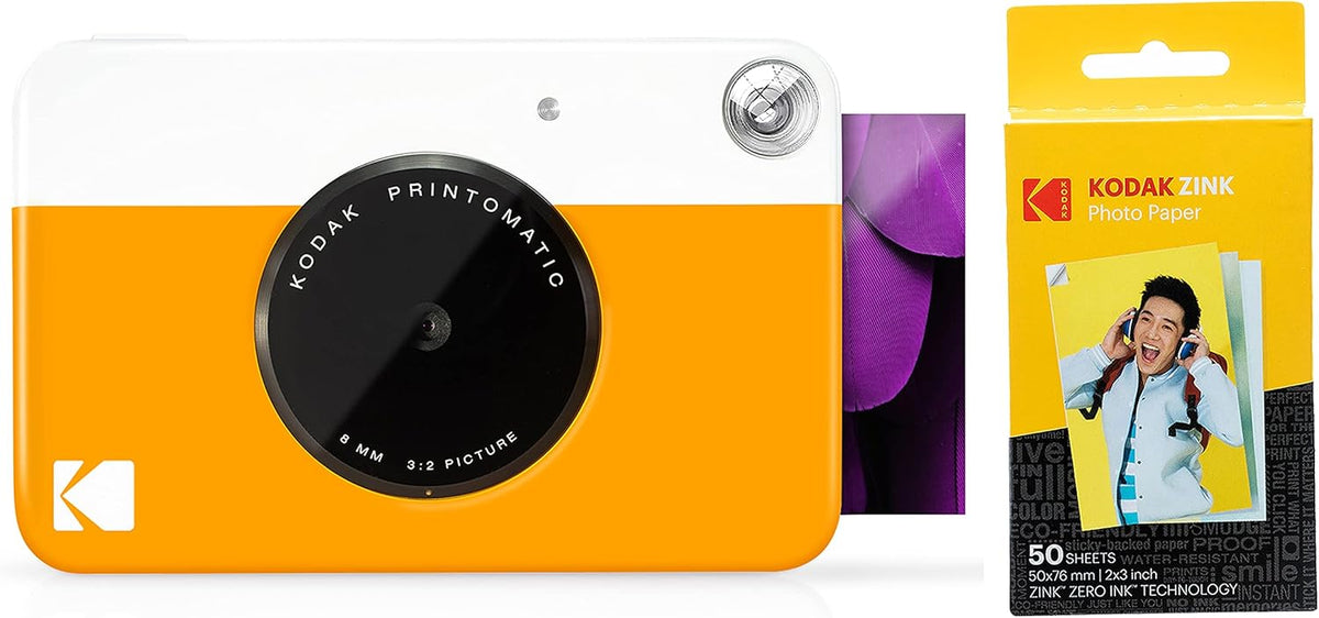 Pink Digital Instant Print Camera with 2x3 Photo Paper U32614