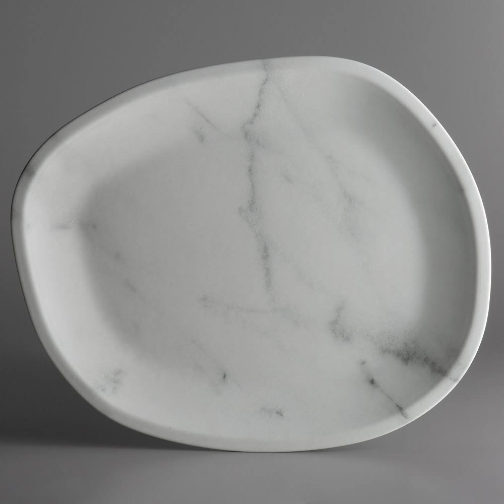 Marble Melamine Oblong Platter D590