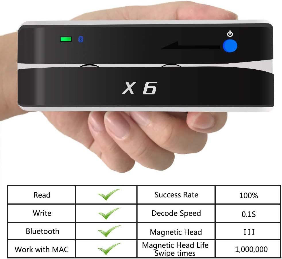Bluetooth Card Reader Writer Encoder F606
