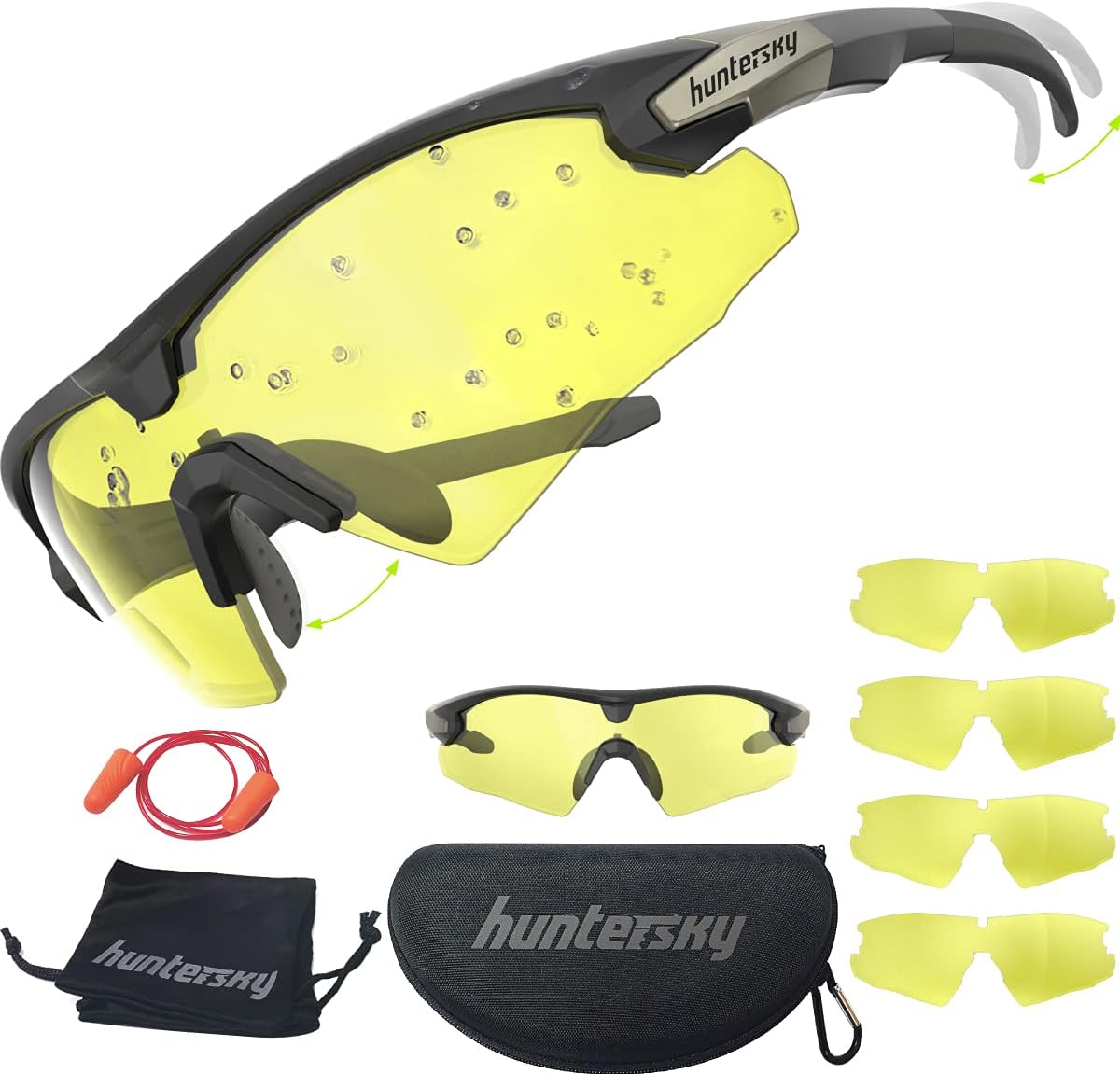 Tactical Shooting Glasses Pack of 2 C3693
