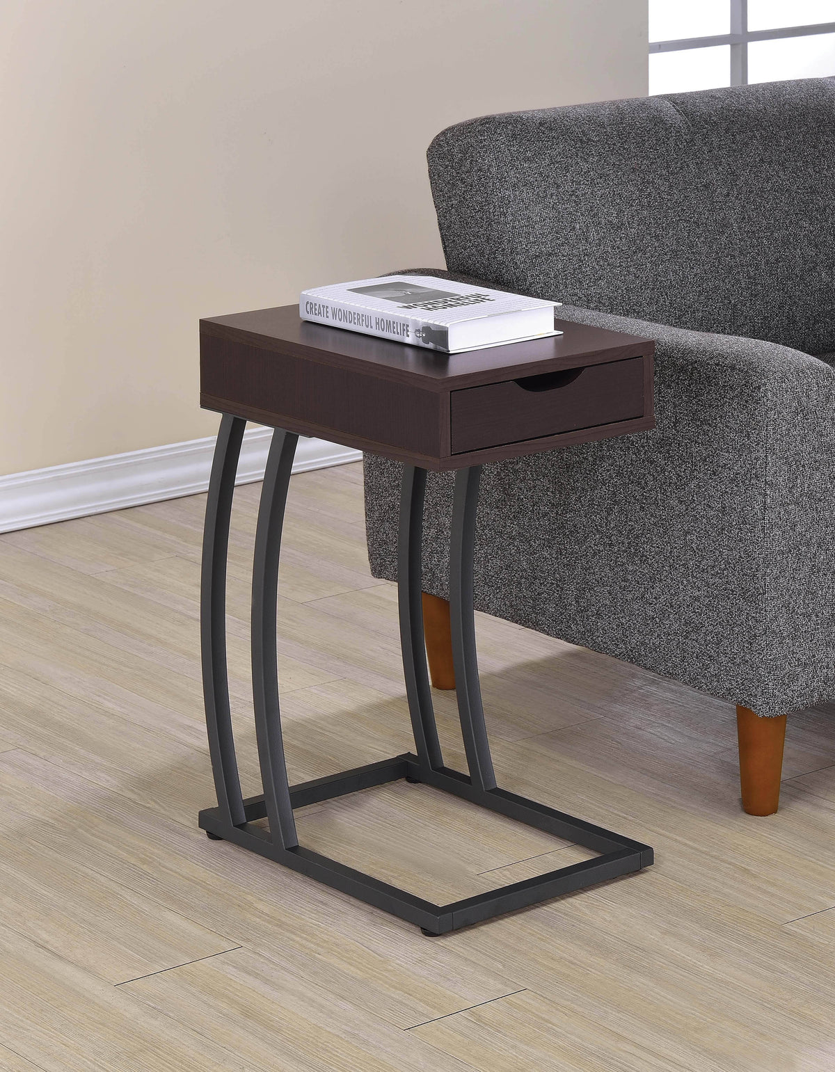 Cappuccino Accent Table R48172