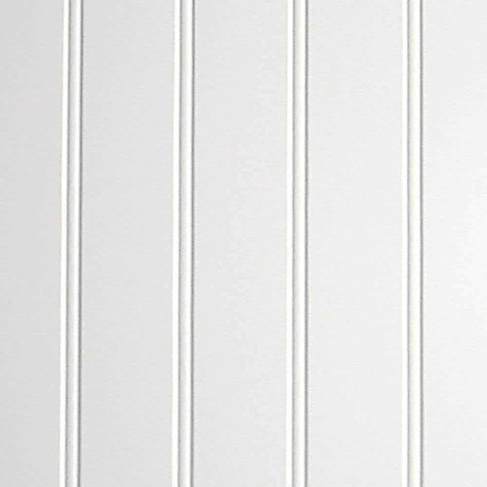 48-in x 96-in Beaded White Hardboard Wall Panel A2712
