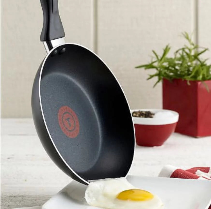 3-Piece Nonstick Aluminum Fry Pan Set in Black J1195