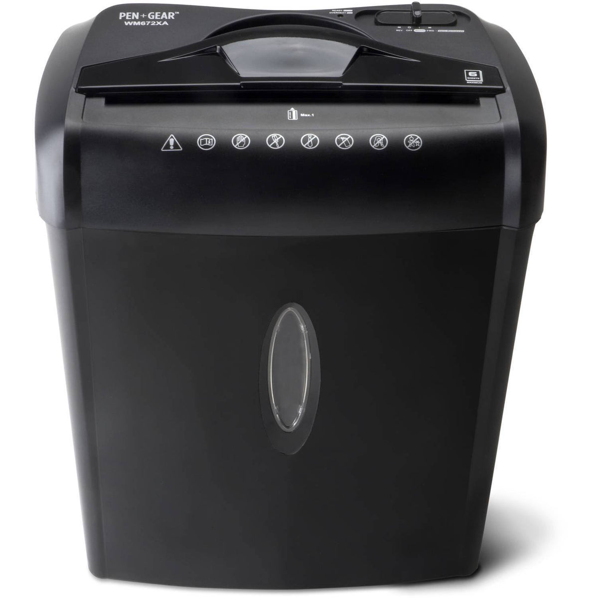 6-Sheet Crosscut Paper Credit Card Shredder D3146