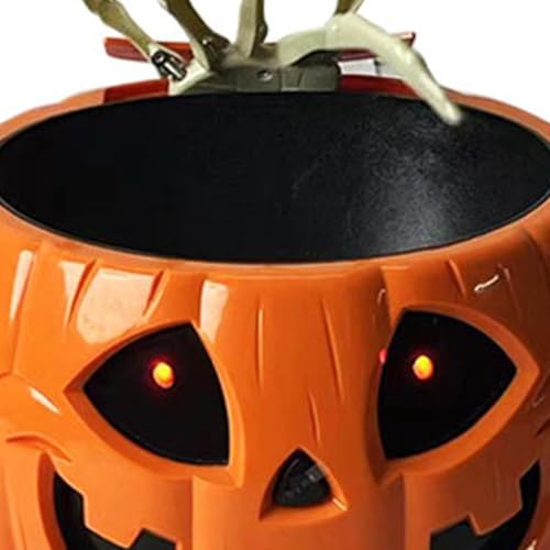 Animated Halloween Candy Bowl with Moving Skull Hand C8969