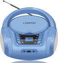 CD Player Boombox Portable Stereo Audio Morandi Blue Pack of 2 K40228