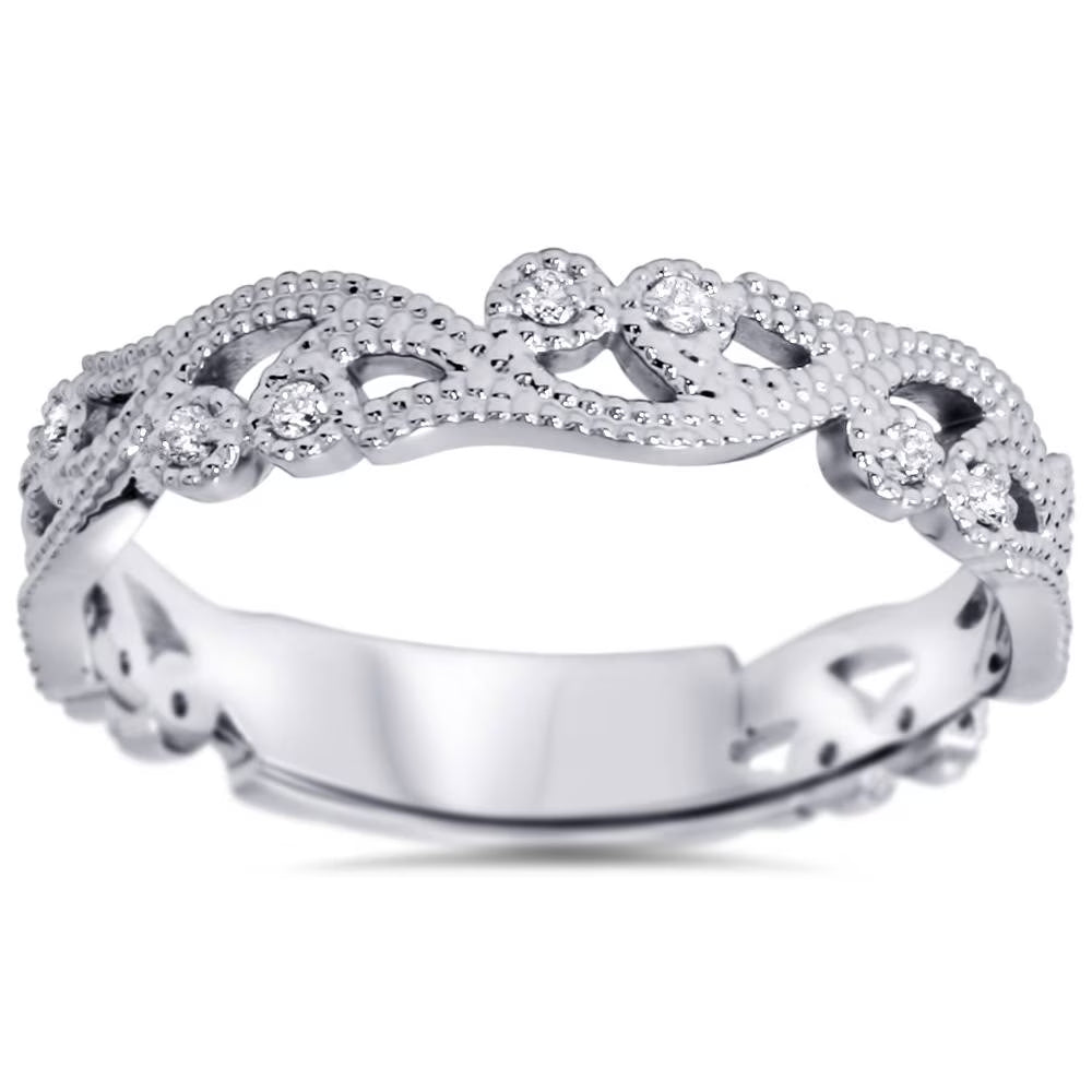 1/6ct Diamond Ring 14K White Gold N3365