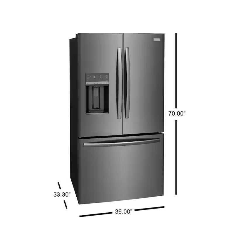27.8 cu. ft. Black Stainless Steel French Door Refrigerator C9239