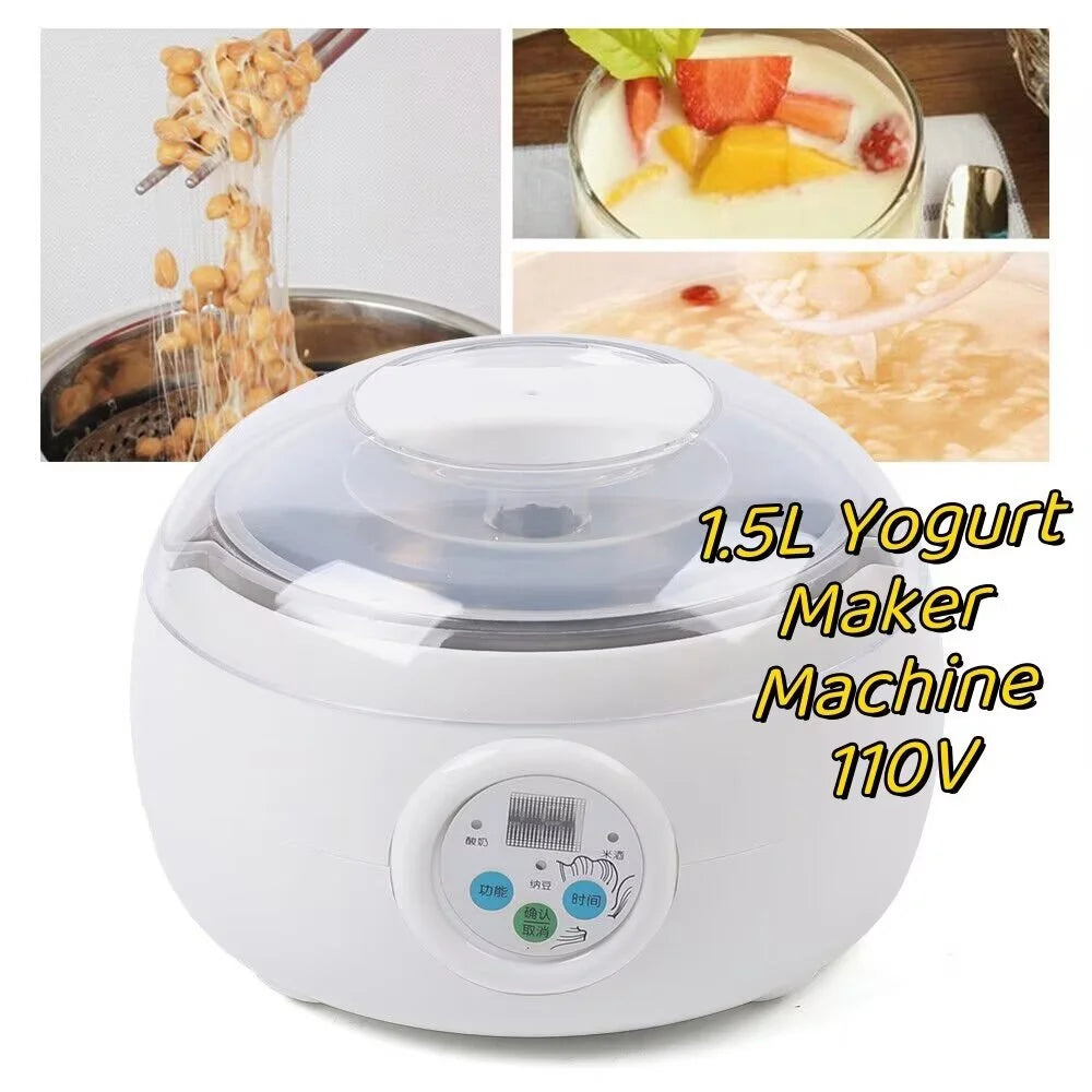 1.5L Stainless Steel Digital Yogurt Maker A653