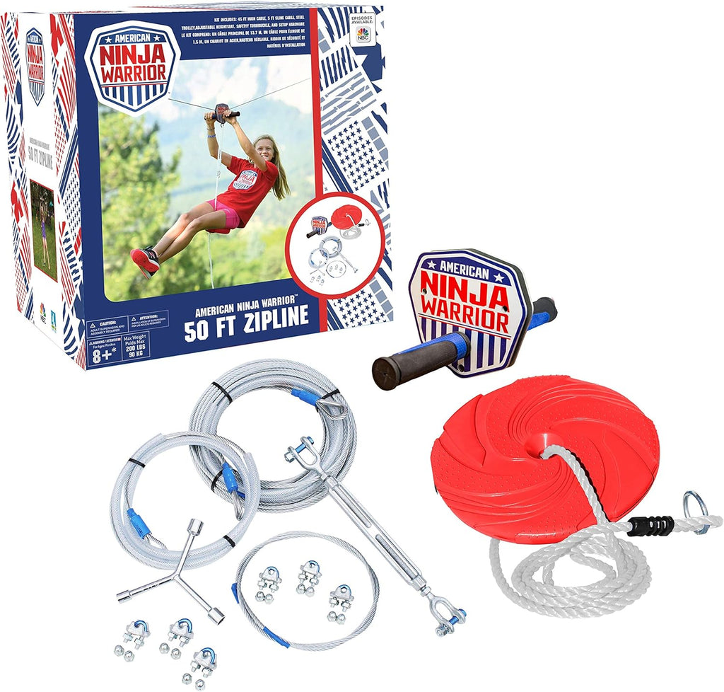 50 ft Zipline Kit for Kids Ages 8+ G217238