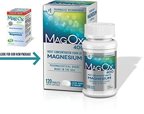 120 Tablets Magnesium Supplement 2 Pack S55165