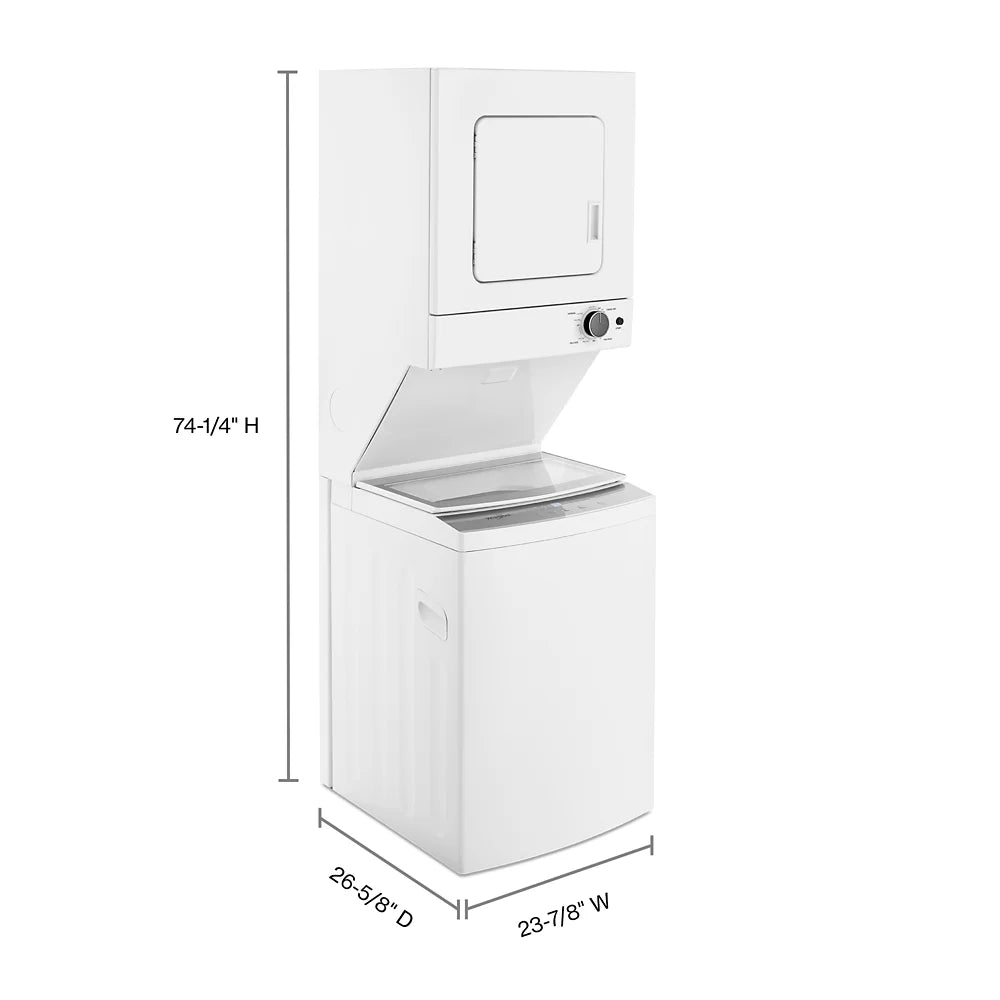 24" Wide White Laundry Center V5533