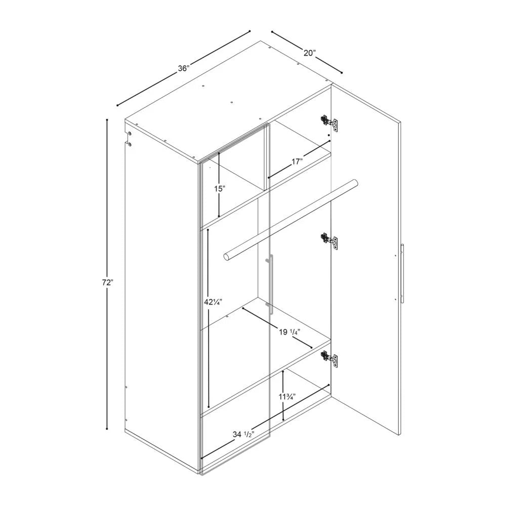 Black Wardrobe E690