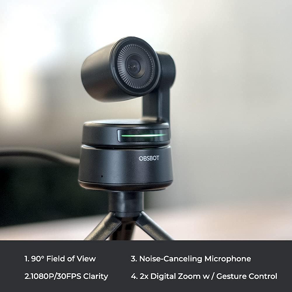Full HD 1080p PTZ Webcam with Dual Omni-Directional Mics I32916