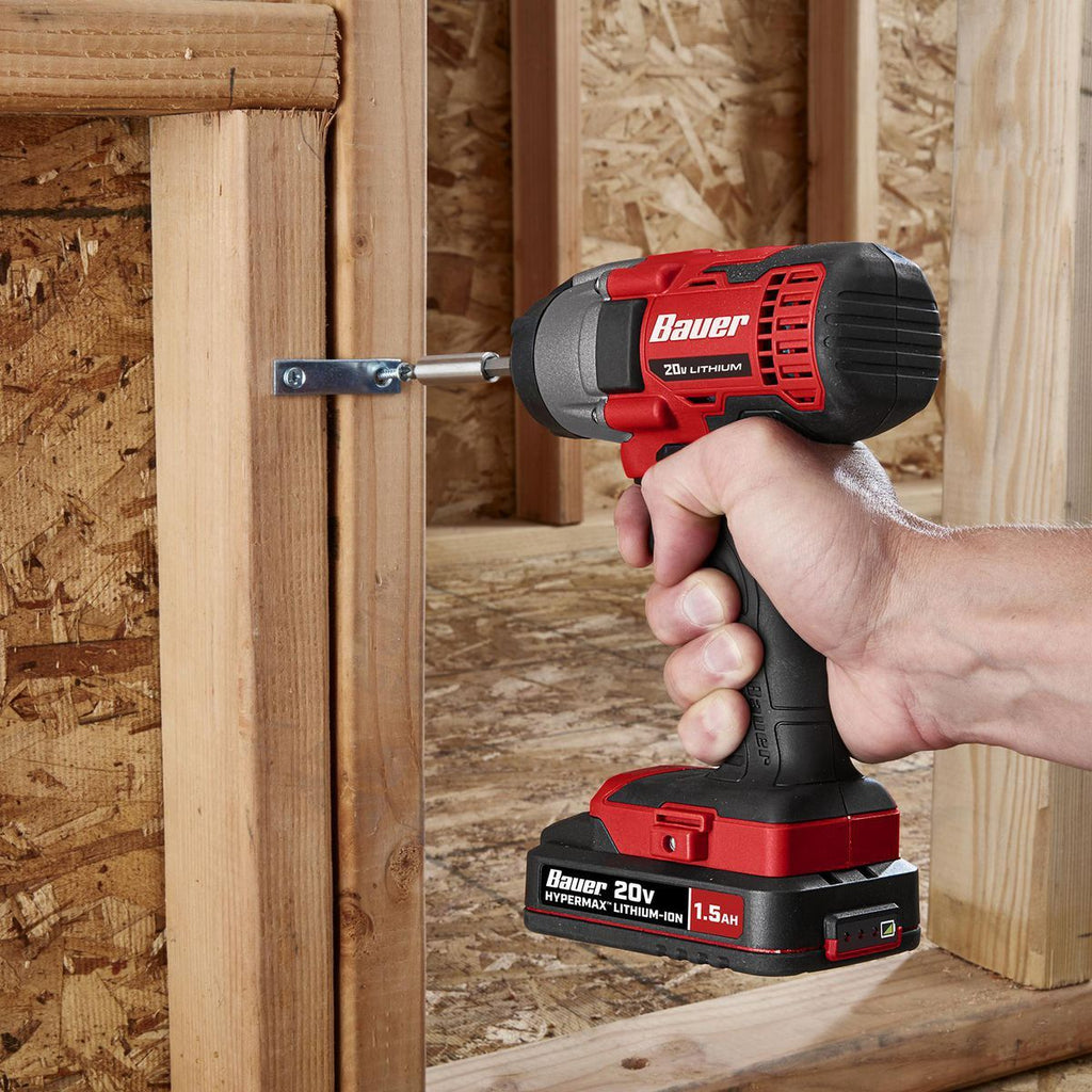 20V Cordless 1/4 in. Hex Compact Impact Driver Kit with Battery and Charger Z18520
