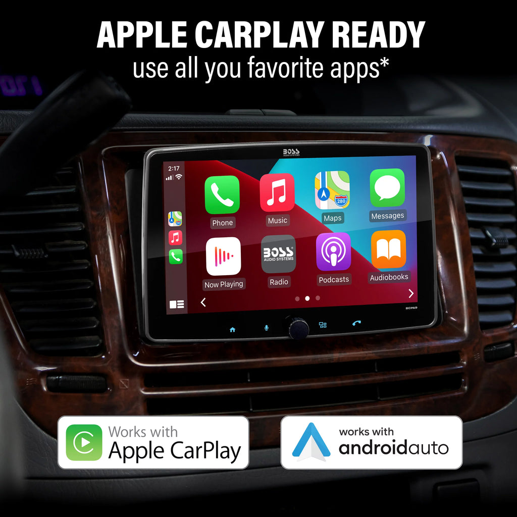 1 Din CarPlay Android Auto Stereo with Backup Camera N539043
