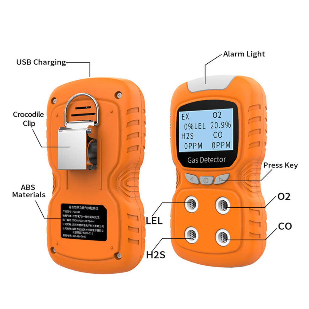 Portable Digital Rechargeable Gas Monitor H258