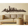 Red 79in x 24in City Skyline Wall Decal O962946