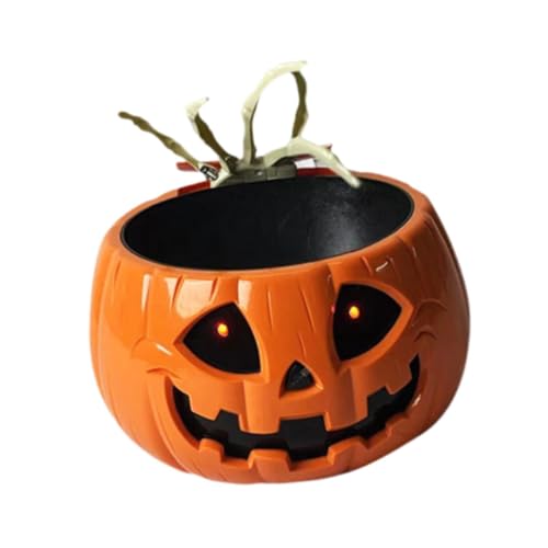 Animated Halloween Candy Bowl with Moving Skull Hand C8969