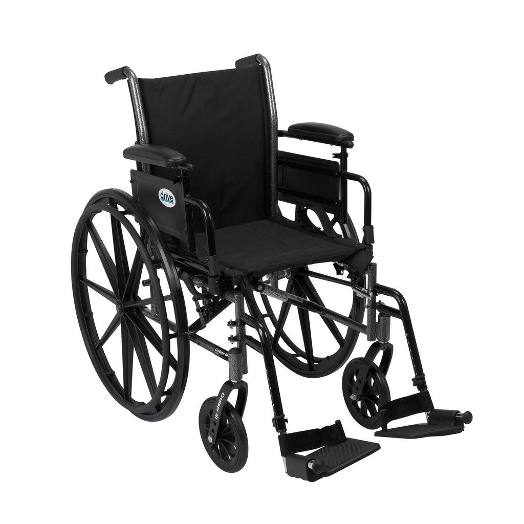 Light Weight Wheelchair with Flip Back Removable Arms G9705