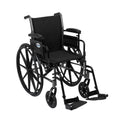 Light Weight Wheelchair with Flip Back Removable Arms G9705