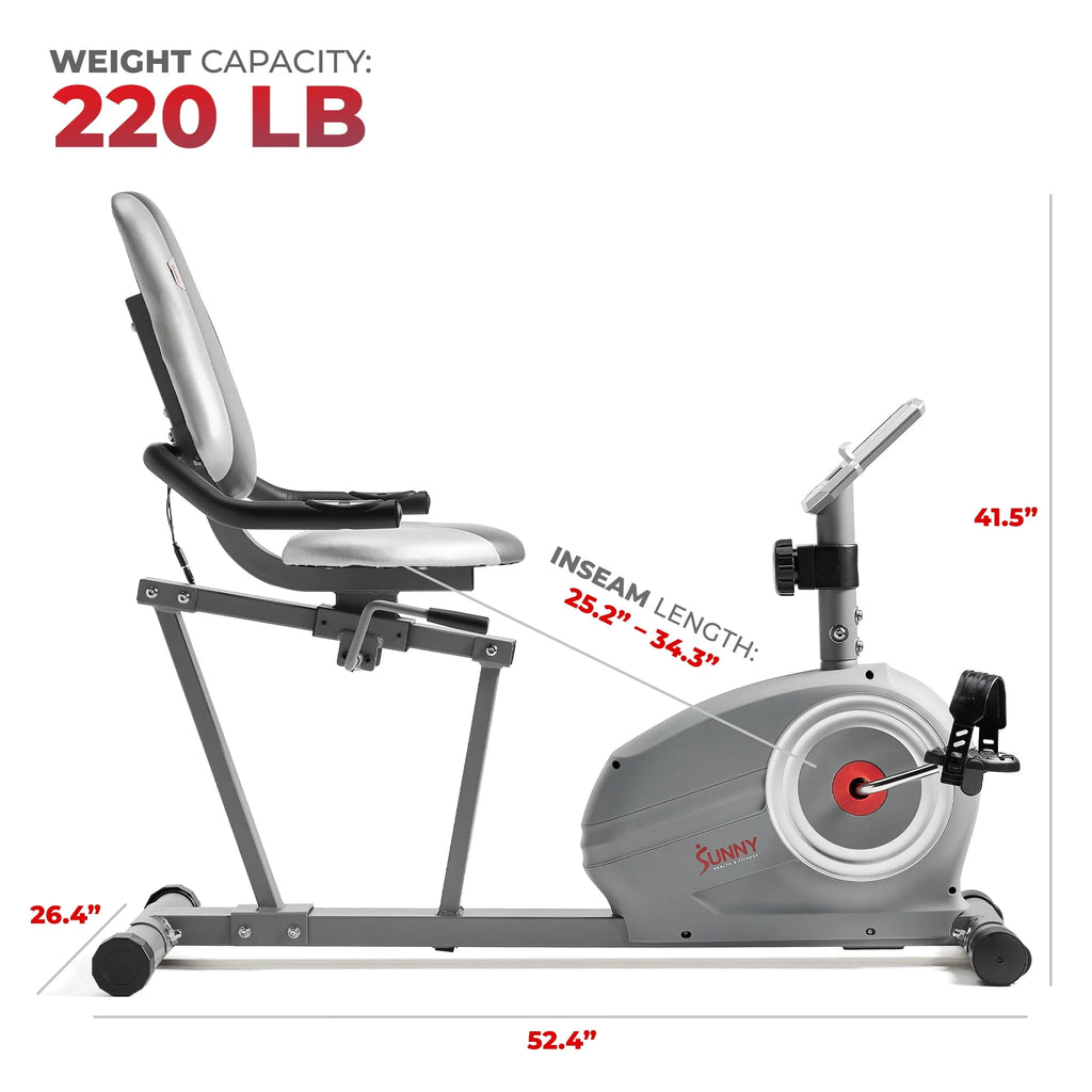 Magnetic Smart Recumbent Bike U3607