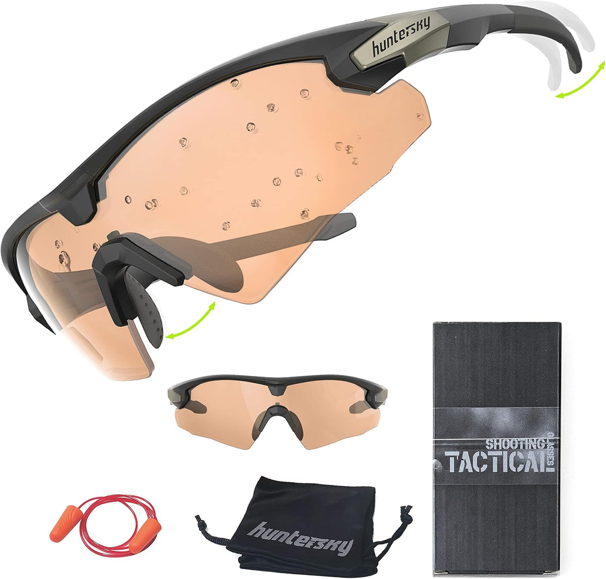 Tactical Shooting Glasses Pack of 2 C3693
