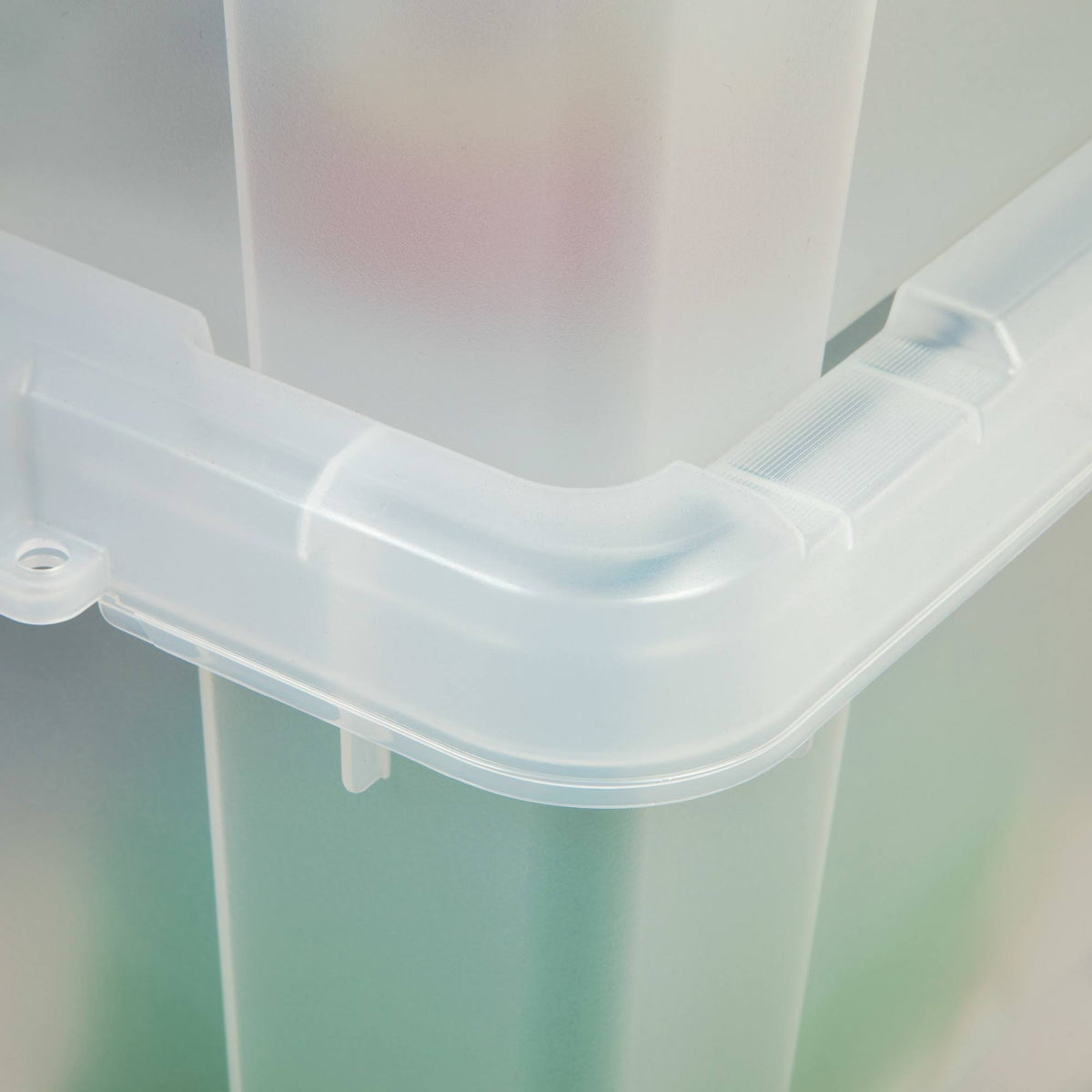 Clear 10-Gallon Plastic Totes Set of 4 O8077