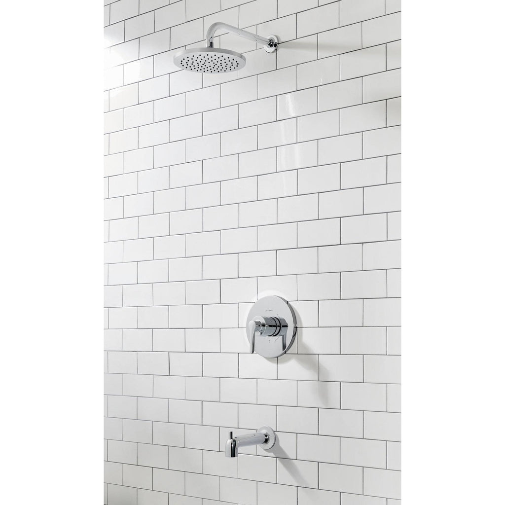 Brushed Nickel Tub and Shower Trim Kit with Cartridge P7057