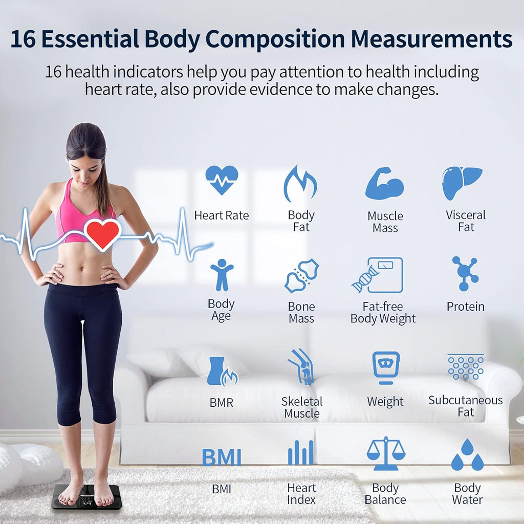 Body Weight and Fat Digital Bathroom Scale P811